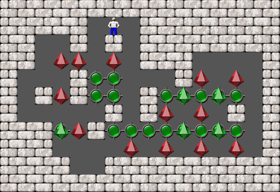 Сокобан More Bugs collections уровень 417